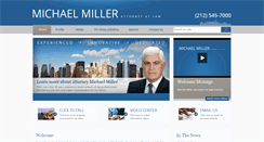 Desktop Screenshot of michaelmilleresq.com